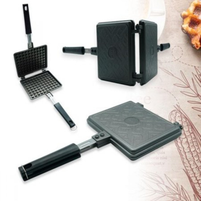 양면 키친아트 와플메이커 와플팬 소 휴브 샌드위치팬, 상세페이지 참조, 1개