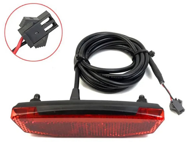 전기자전거 용품 전기 자전거 후미등 36v 48v Led 안전 경고 전자 스쿠터 Sm 또는 방수 커넥터 부품용