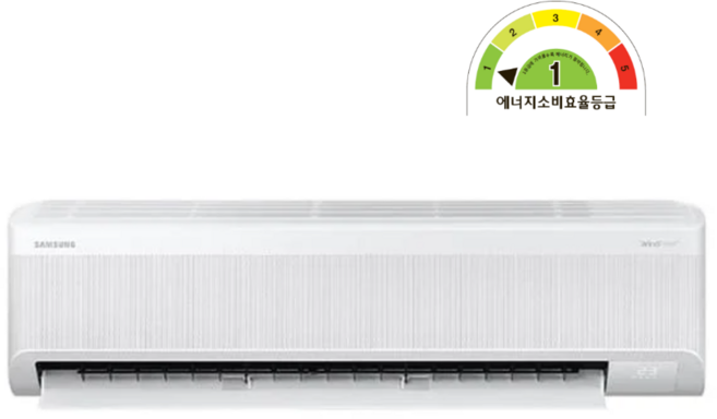 삼성 1등급 AI 무풍 인버터 벽걸이에어컨 AR60F11D11WS (11평), 일반배관형