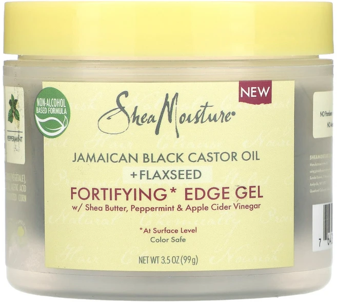 시어모이스처 자메이카산 블랙 캐스터 오일 + 아마씨 포티파잉 엣지 젤 99g (3.5oz) SMT-02062 - 쿠팡