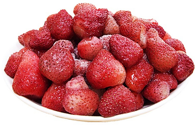 아침과저녁 당도 높은 세척된 냉동 딸기, 1개, 1kg