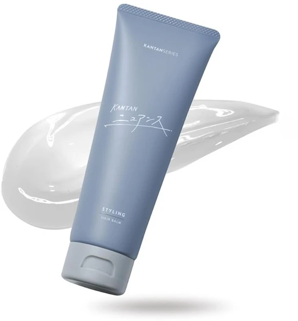 KANTANSERIES 간단 시리즈 간단 뉘앙스 헤어밤 90g 센터 파트 광택 남성 화이트티 향기 한국식 헤어 스타일링, 1g, 1개 - 쿠팡