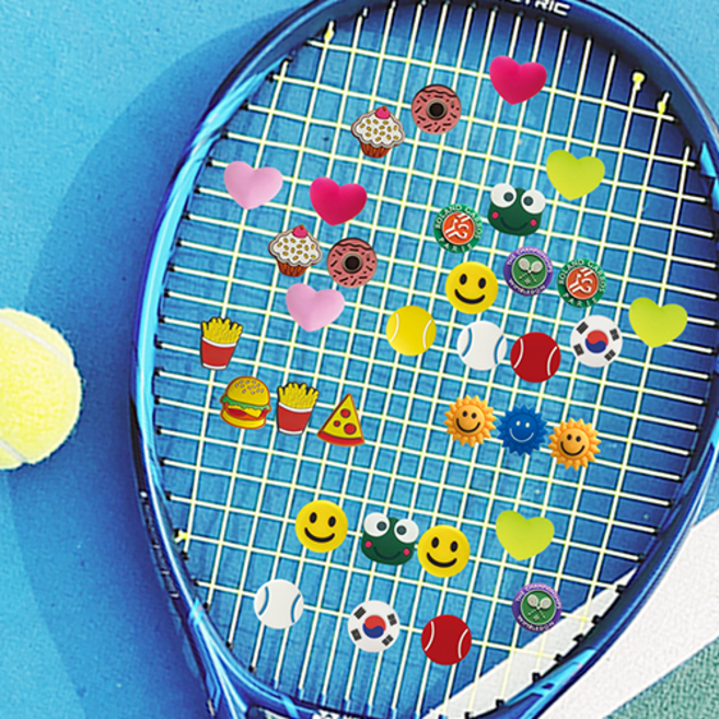 하이어라운드 테니스 댐프너 뎀프너 댐퍼 엘보링, 동글스마일