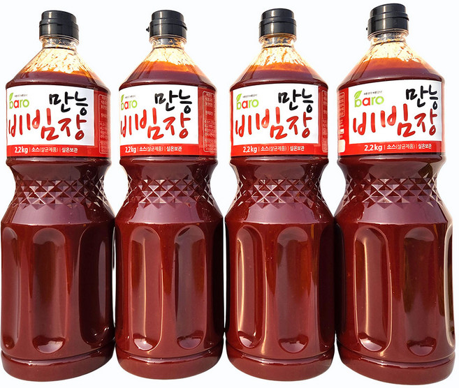 바로 만능비빔장 2.3kg 만능 양념장 볶음 소스, 4개, 2.2kg