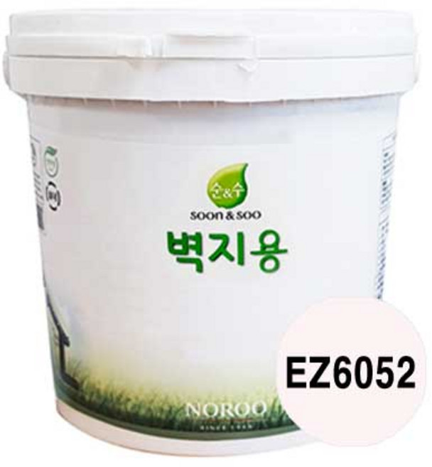 순앤수 벽지용페인트 2L 에그쉘광 친환경 벽면 곰팡이방지, EZ6052, 1개