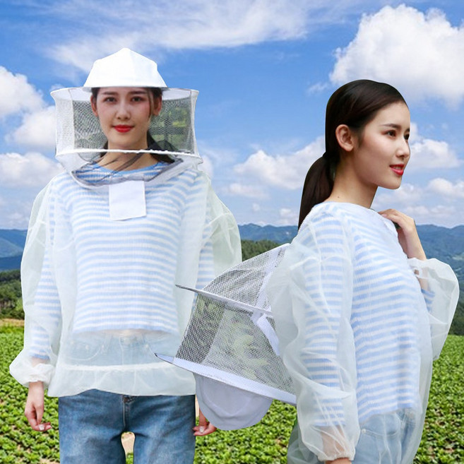 로아 입는 모기장 방충복 낚시 밭일 벌초 작업복 해충 보호복, 1개