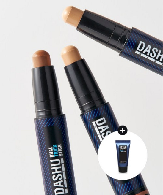 DASHU 맨즈 듀얼 트릭 스틱 윤곽창조 쉐딩 3호 샌드 (+아쿠아 올인원 로션 30ml 증정), NONE