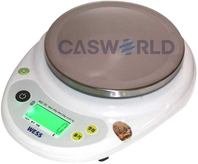 웨스 전자저울 가정용 요리 음식 산업용 비누 주방 저울 3kg 계량 WZ-1D
