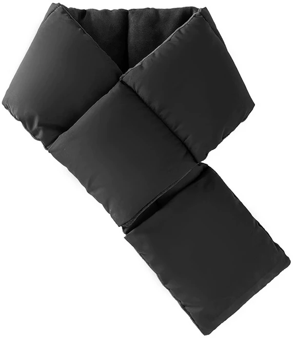 뷰라뷰 겨울 경량 패딩 목도리