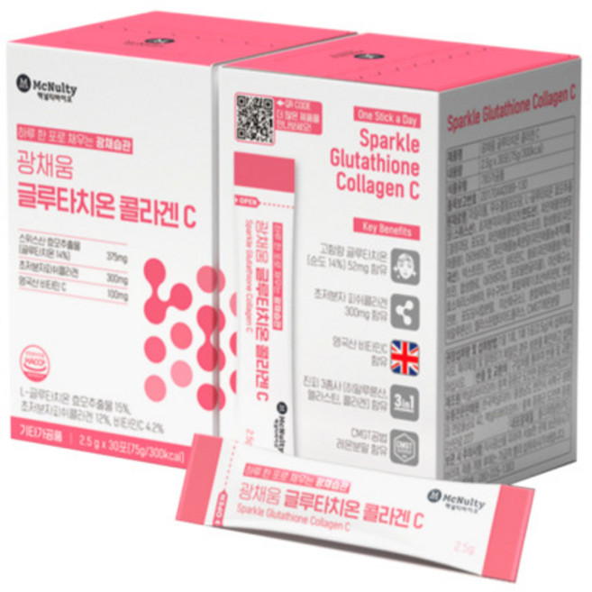 맥널티바이오 광채움 글루타치온 콜라겐 C 30p, 75g, 2세트