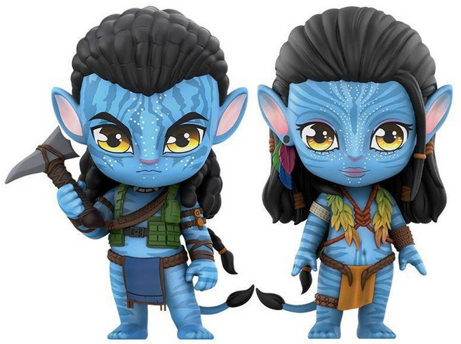 영화 아바타 굿즈 캐릭터 2명 피규어 세트 11cm