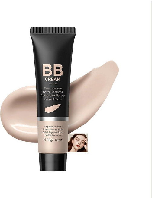 MIESCHER 하이드레이팅 BB 크림 풀 커버리지 파운데이션 & 컨실러 페이스 모이스처라이저 여성용 뷰티 피부 균일한 피부 톤 오일 컨트롤 및 커버 결함 모든 피부, MIESCHER 하이드레이팅 BB 크림, 풀 커버리지