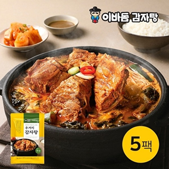 이바돔 우거지 감자탕, 1kg, 5개