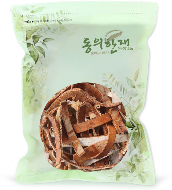 동의한재 100% 정품 국산 화피 자작나무껍질, 300g, 1개