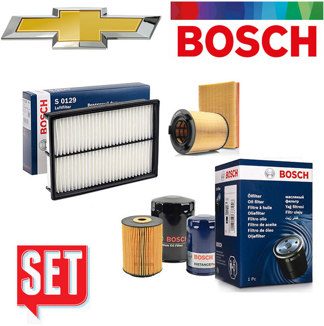 쉐보레 트레일블레이저 오일필터 에어 크리너 필터 세트 보쉬 1.35 1.3 1.2 가솔린 터보, 1세트, 1.35 1.3 터보 가솔린