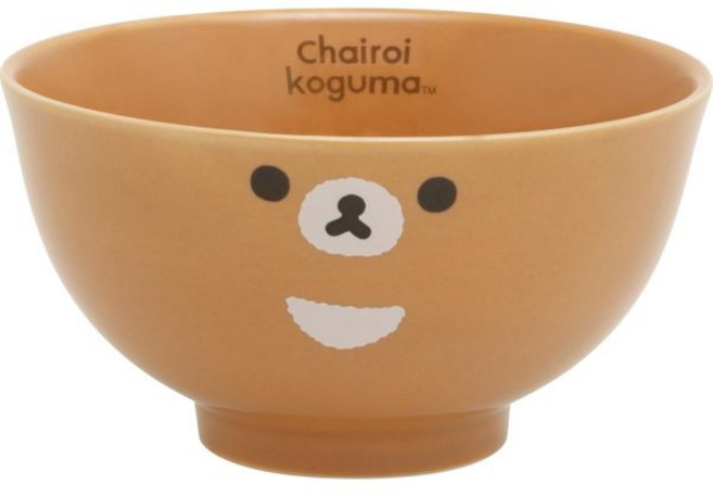 산엑스 리락쿠마 차이로이코구마 밥그릇 밥공기 TK19504, 1개