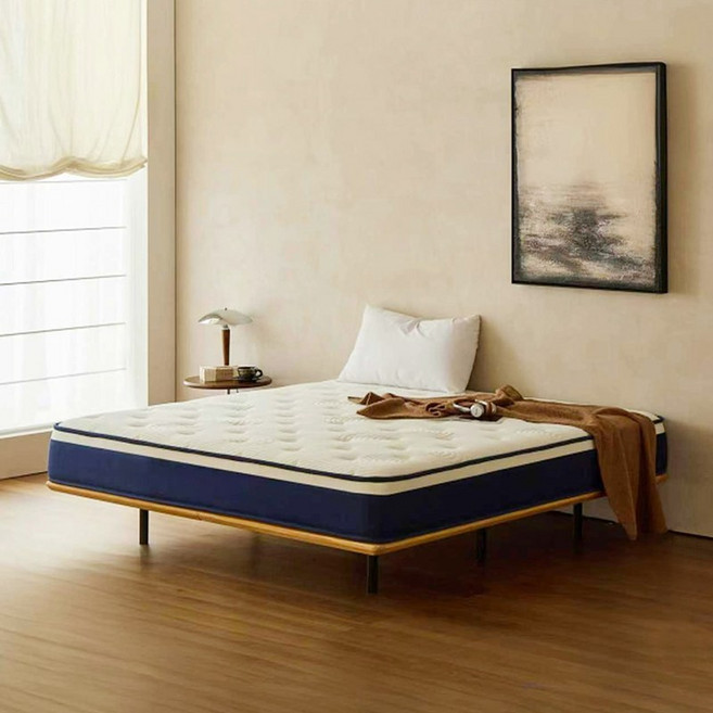 침우 침대 매트리스 독립 스프링 바닥 매트리스 간섭방지 고탄성 무음 가성비매트리스, 중간, 20cm