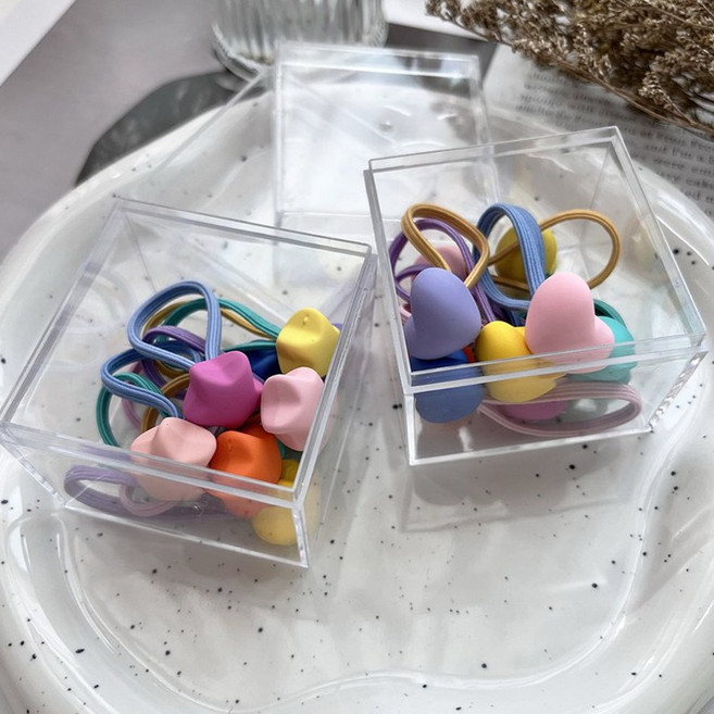 미다미 걸핀스 대용량 파티캔디 케이스 머리끈 세트 총20p 고무줄