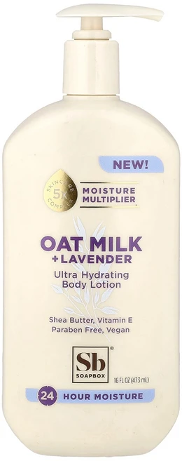 소프박스 울트라 하이드레이팅 바디 로션 오트밀크 + 라벤더 473ml (16 fl oz) SPX-06979 - 쿠팡