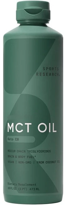 스포츠리서치 키토 C8 카프릴릭 애시드 MCT, 1개, 473ml - 쿠팡