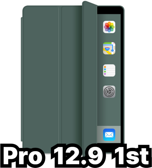 아이패드 프로12.9 1세대 펜슬수납케이스 A1584 A1652, Pro12.9 1세대 미드나잇그린