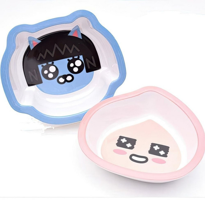 아기 대접 국그릇 밥그릇 키즈 유아용 선물 접시 이유식큐브 이유식용기 ent38777UZ, 1개, 단일, 단일