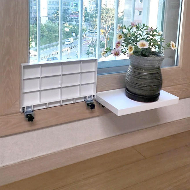 생활공감 멀티창틀선반/베란다 화분 다용도 브라켓 수납, 멀티창틀선반, 1개, 멀티창틀선반