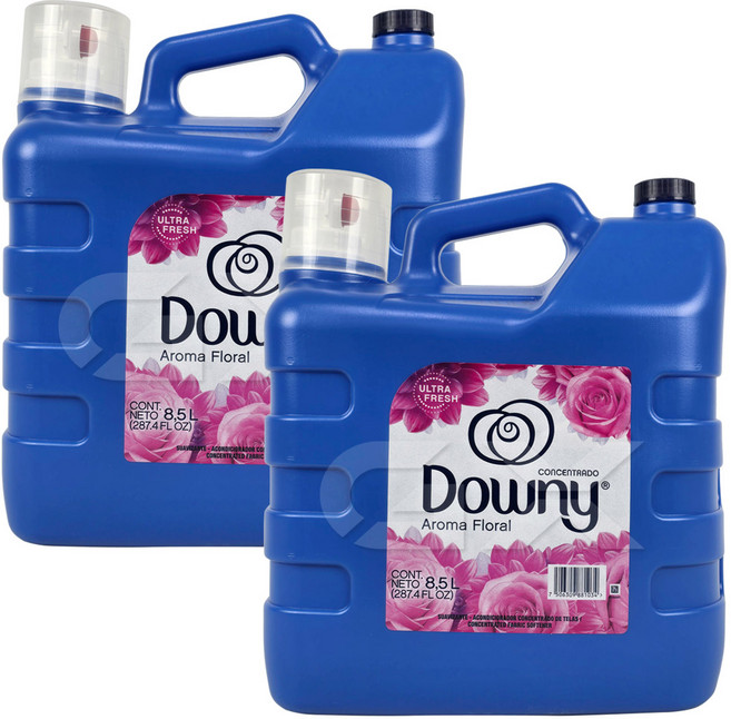 다우니 고농축 섬유유연제 아로마 플로럴 본품, 8.5L, 2개