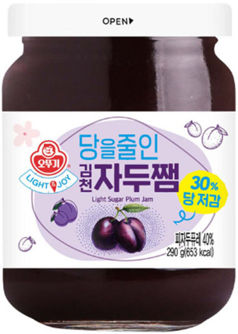 오뚜기 자두쨈, 290g, 8개