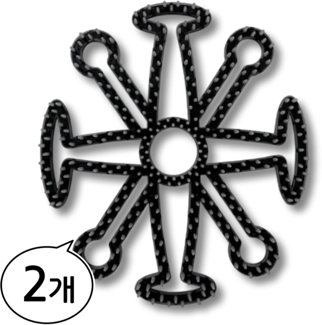 247Products 헬멧 이너 패드, 2개, 검은색