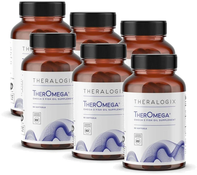 테라로직스 오메가3 피쉬 오일 소프트젤 Theralogix TherOmega, 6개, 90정 - 쿠팡