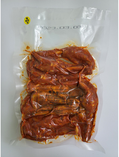 장수불닭발 국내산 직화 통뼈닭발 덜매운맛, 1개, 250g