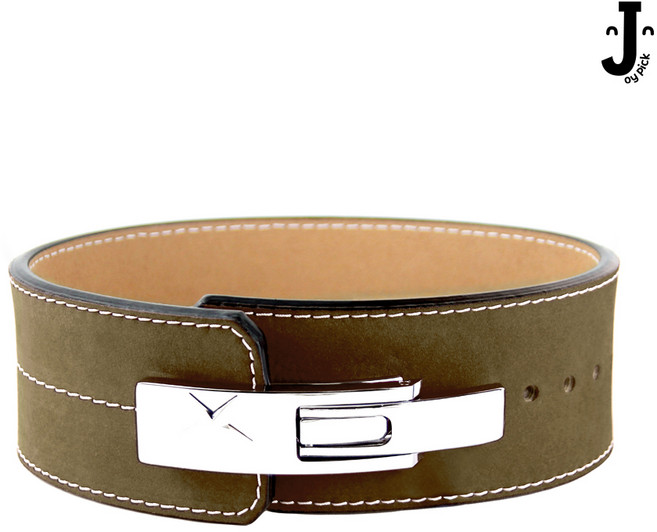 조이픽 천연가죽 리프팅 헬스 허리보호대 스쿼트 프리미엄 레버 벨트, 레버 브라운, 1개