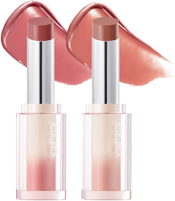 [1+1] 클리오 크리스탈 글램 밤, 012 차이 로즈, 010 헤이즐 밀크