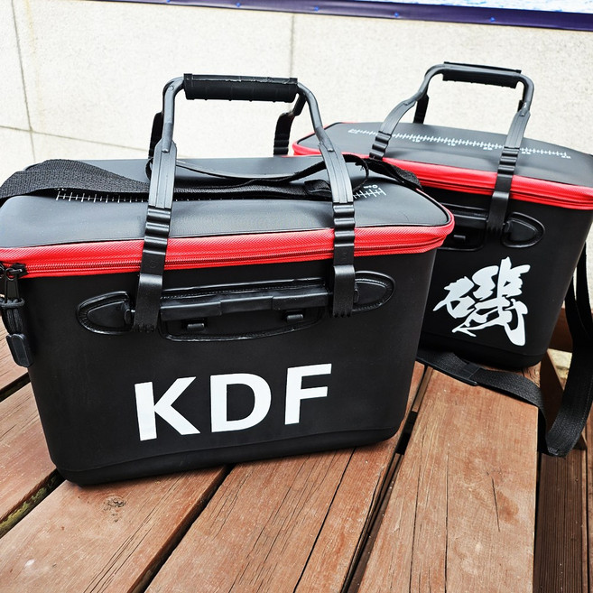 KDF 밑밥통 하드타입 바칸 블랙 레트로타입 EVA 바다낚시 밑밥 살림통