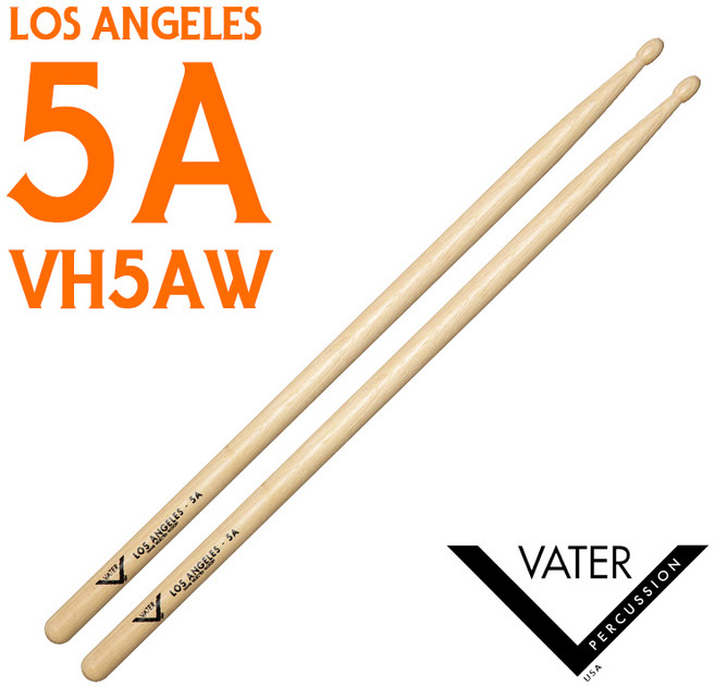 베이터 드럼스틱 Los Angeles 5A 우드팁 (VH5AW)