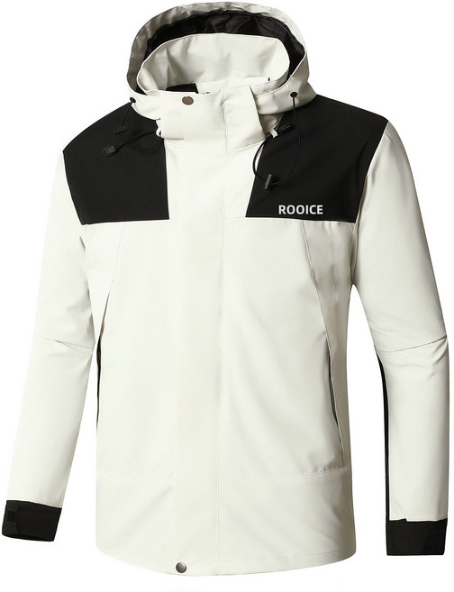 ROOICE 남녀공용 바람막이 방수자켓 초경량 등산 아웃도어후드집업 점퍼BY-1