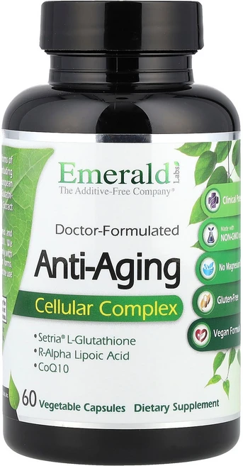 Emerald Laboratories Anti-Aging Cellular Complex 60 Vegetable Capsules, 1개 - 쿠팡