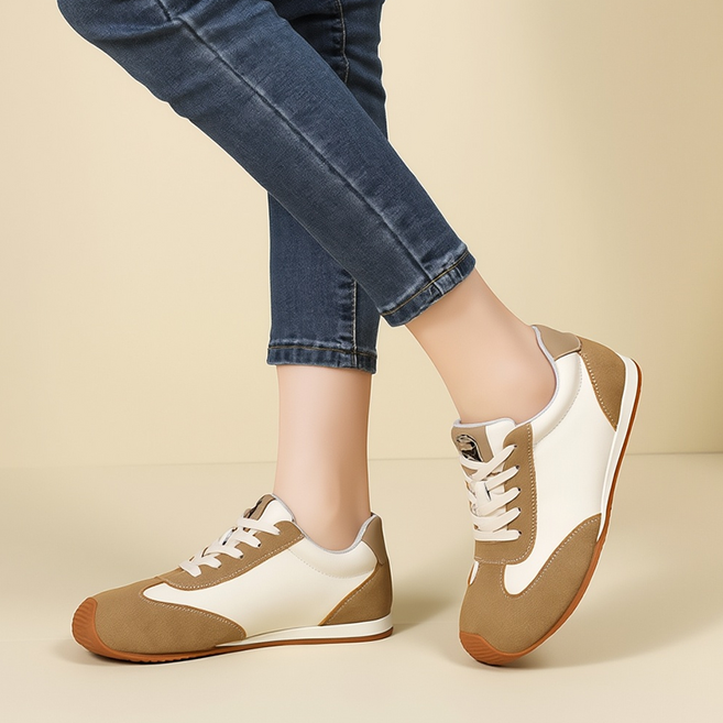 루미포유 여성용 심플 초경량 스니커즈 캐주얼 운동화