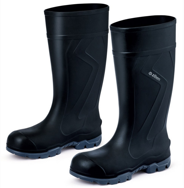 워킷 안전장화 PU소재 정전기차단 100% 방수 미끄럼방지 강화 플라스틱 토우캡