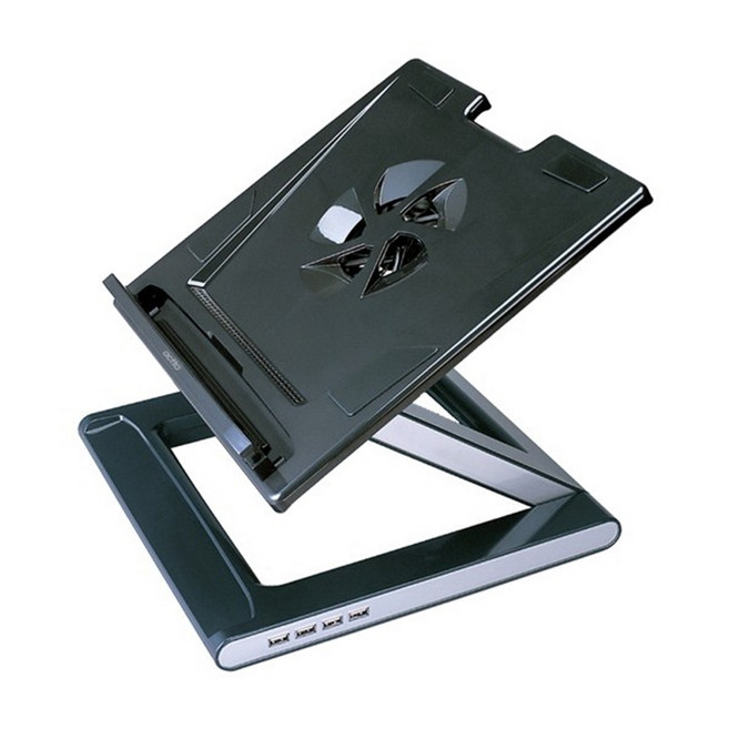 [노트북받침대 USB허브 허브거치대] 엑토 노트북 스탠드 USB허브(4포트) NBS-07H K/W-생활/건강_디지털가전, YN_!@!--> 본상품선택, 1개