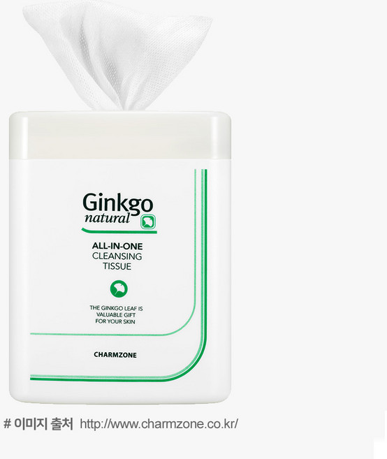 참존 징코 내츄럴 올인원 클렌징 티슈, 110매입, 10개