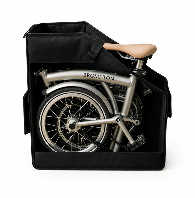 파파스 브롬톤 자전거 보관함 미니벨로 트렁크 캐리어 가방 케이스 캐링백 커버포함, 자전거 트렁크 캐리어+보호커버, 1개