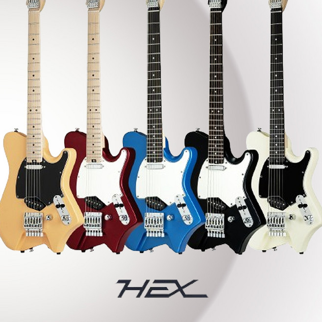 헥스 일렉기타 입문용 연습용 풀구성, 1개, 무광 메탈릭 오션 블루, NT100