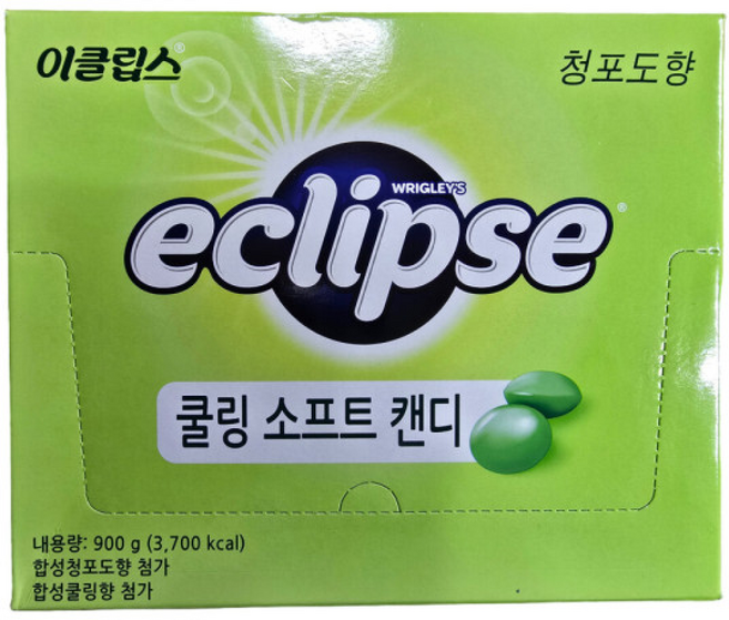 이클립스 쿨링 소프트 캔디 청포도향, 20개, 45g