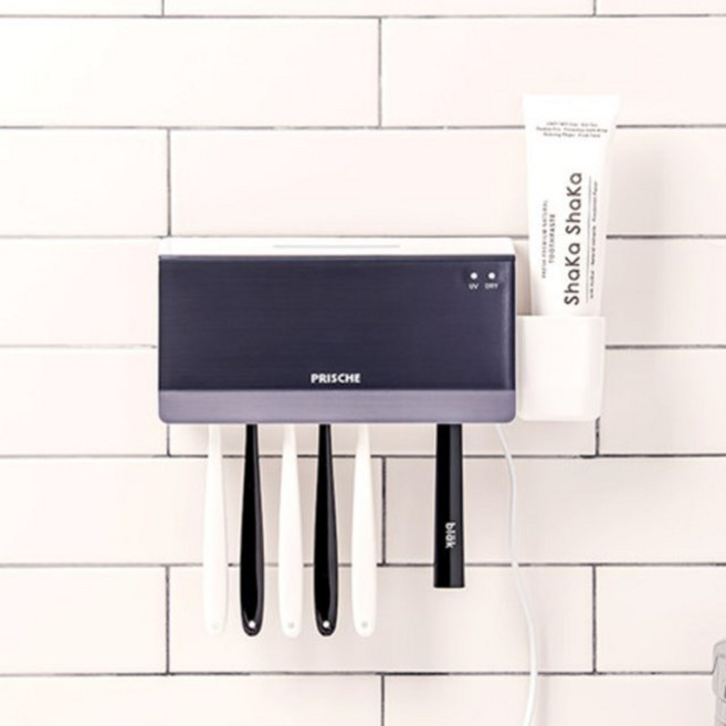 프리쉐 더블케어 UV LED 칫솔살균기, PA-TS990, 메탈블루