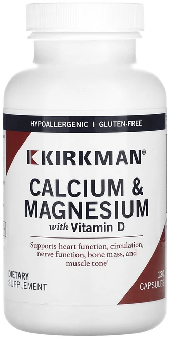 Kirkman Labs 칼슘 및 마그네슘 비타민D 함유 캡슐 120정, KirkmanLabs칼슘및마그네슘비타민D함유캡슐120정, 1개 - 쿠팡