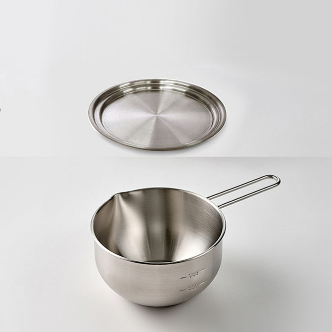 에비히슈테른 계량 멀티팟 레카 스텐 편수냄비, (계량멀티팟16+멀티뚜껑), 1세트, 16cm, .