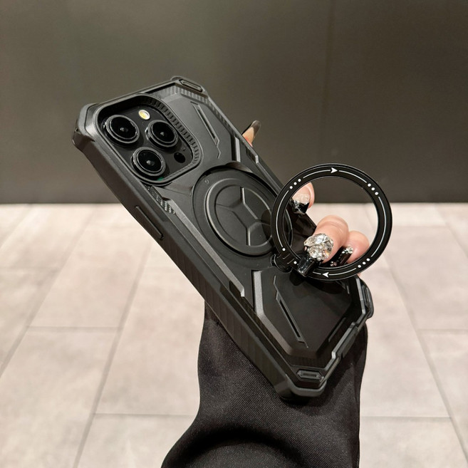 Rabbit Technolog 適用iPhone手機防摔殼 旋轉磁吸支架