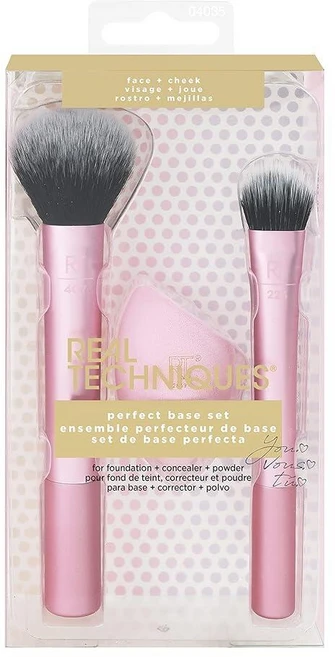 Real Techniques Perfect Base 메이크업 브러시 세트, Real Techniques Perfect Base 메 - 쿠팡